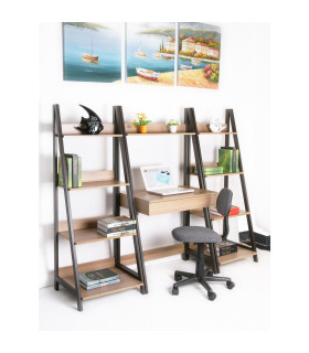 Riiul STEP 52x48xH146,5cm, tamm