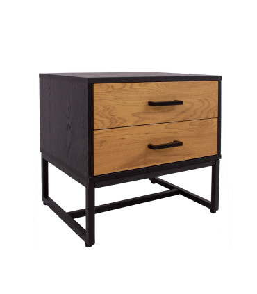 Öökapp AMSTERDAM 50x40xH50cm, tamm/must