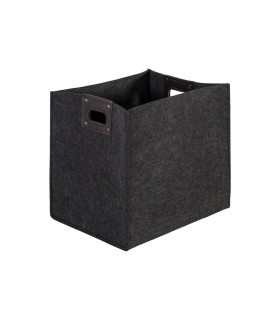 Ящик MAX FELT-1, 40x32xH37cм, тёмно-серый войлок, с ручками