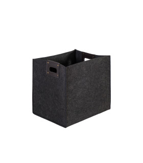 Kast MAX FELT-3, 32x25x32cm, tumehall vilt, käepidemetega