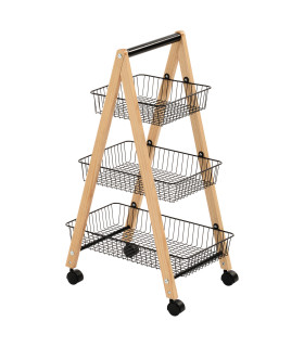 Riiul BREN must, 48x32xH79cm, täispuit, teras