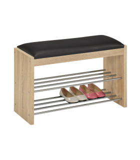 Jalatsiriiul-pink BENO 79,5x30xH50cm, hele tamm