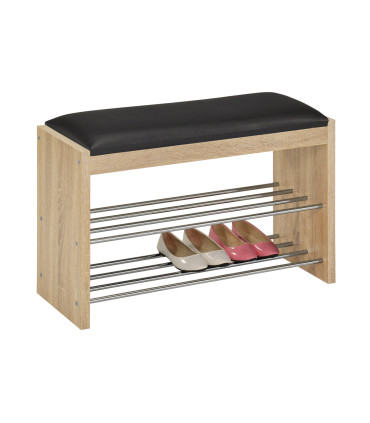 Jalatsiriiul-pink BENO 79,5x30xH50cm, hele tamm