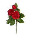 Искусственный цветок РОЗА 70см, красный