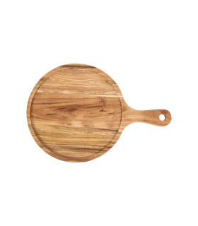 Lõikelaud/serveerimisalus HARD WOOD, ümar D25x1.5cm, akaatsia puit