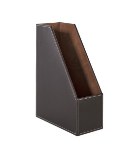 Dokumendihoidja WALTER 10x27xH34cm, tumepruun, kunstnahk