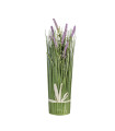 Искусственный цветок IN GARDEN, трава с лавандой Н39см, светло-лиловый