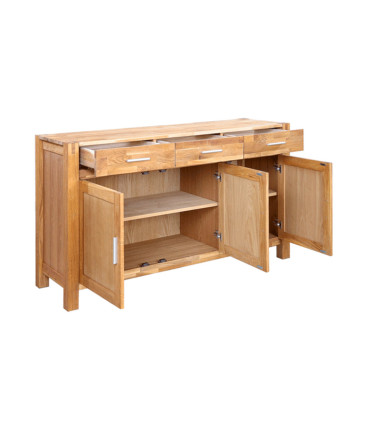 Kummut CHICAGO NEW 140x44xH86cm, tamm