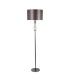 Напольный светильник LUXO H170см, антично-серебряный/стекло, абажур/внутренняя сторона: тёмно-серебряный атлас, шёлк
