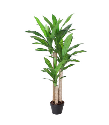 Искусственное дерево DRACAENA H125см, чёрный горшок