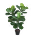 Искусственное дерево FIDDLE LEAF H100см, чёрный горшок