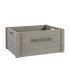 Деревянный ящик HOME&GARDEN-1, L- 41x31H20см, серый