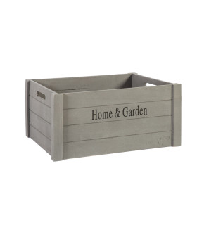 Деревянный ящик HOME&GARDEN-2, M- 36x26xH18см, серый