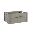 Деревянный ящик HOME&GARDEN-2, M- 36x26xH18см, серый