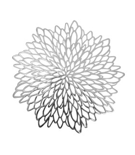 Персонник FIORE, D38см, серебряный