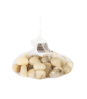 Декоративные камни DECOR STONE, белые маленькие камни, вес: 500г.