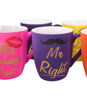 Kruus NEON MR/MRS, 400ml, mix värvid