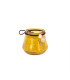 Klaasküünal VENEETSIA, D7.3xH6.8cm, kollane, ilma lõhnata