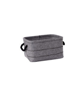 Корзина MAX FELT-4, 32x23x18см, светло-серый войлок