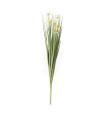 Трава с цветами, H32.5см, желтый / белый