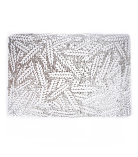 Персонник CEREAL, 30x45см, серебристый