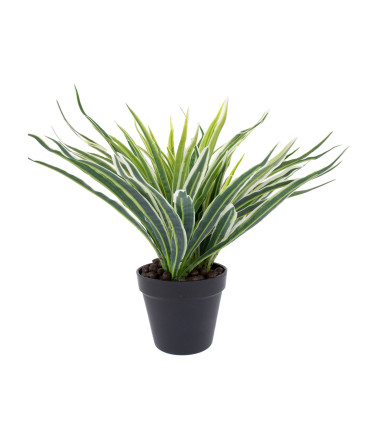 Kunsttaim GREEN GRASS, H30cm, must pott