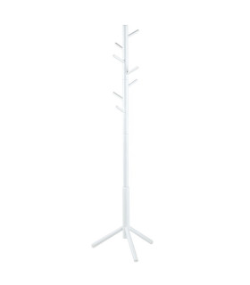 Põrandanagi BREMEN 51x45xH176cm, 8-nagi, valge, materjal: puit, viimistlus: lakitud