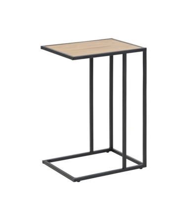 Abilaud sülearvutile SEAFORD, 43x35xH63cm, lauaplaat: lamineeritud kattega mööbliplaat, värvus: tamm, raam: must metall