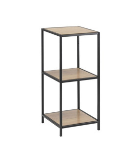 Riiul SEAFORD 35x37xH82,5cm, tamm, mööbliplaat, metall