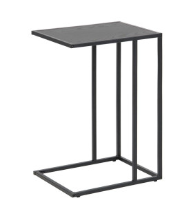 Abilaud sülearvutile SEAFORD 43x35xH63cm, must saare melamiin, raam: must metall