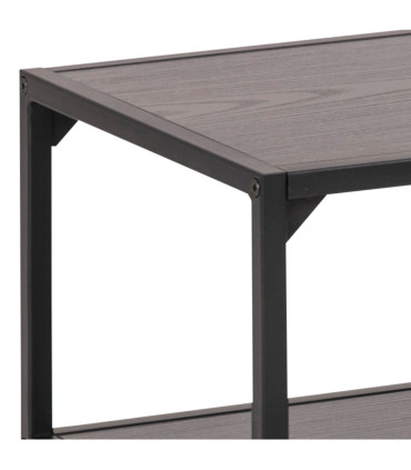 TV-laud SEAFORD 120x33xH46cm, 3 riiuliga, must saare melamiin