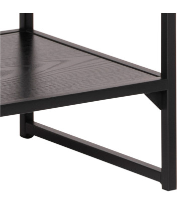 ТВ-стол SEAFORD 120x33xH46см, 3 полки, черный