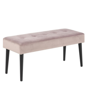 Pink GLORY 38x95xH45cm, vanaroosa samet, jalad: metall