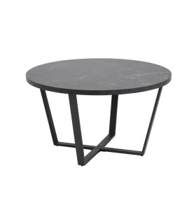 Diivanilaud AMBLE D77xH44cm, must, melamiin, metall