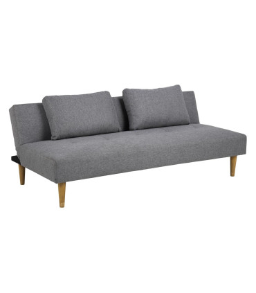 Diivanvoodi LUCCA, 180x86xH67cm, helehall, 2 patja 60x38cm