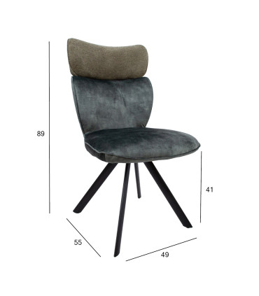 Söögilauakomplekt EDDY-2 6-tooliga 10333+10334