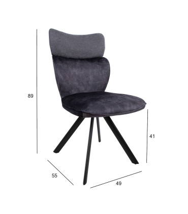 Обеденный комплект EDDY с 6 стульями