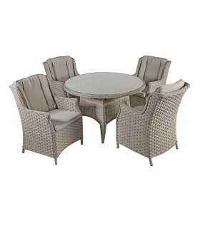 Комплект садовой мебели PACIFIC стол, 4 стула