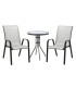 Садовая мебель DUBLIN стол и 2 стула, серебряно-серый