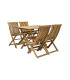 Aiamööblikomplekt FINLAY laud ja 4 tooli