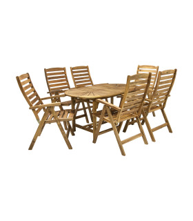 Садовая мебель FINLAY стол и 6 стульев