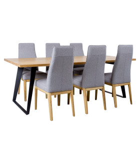 Обеденный комплект LISBON с 6 стульями