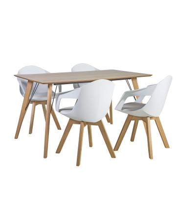 Söögilauakomplekt HELENA laud, 4 tooli (37034)