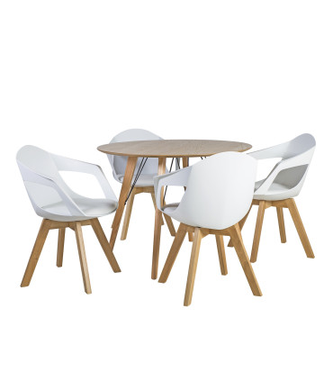 Söögilauakomplekt HELENA laud, 4 tooli (37034)