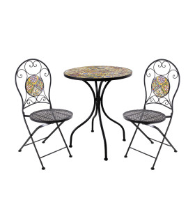 Rõdukomplekt MOROCCO laud ja 2 tooli