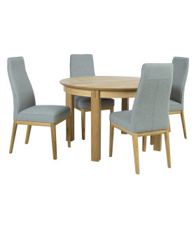 Обеденный комплект CHICAGO NEW с 4 стульями