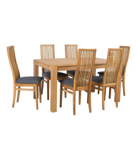 Обеденный комплект CHICAGO NEW с 6 стульями