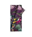 Салфетка AMAZONIA 43x116см, цветы/ фиолетовая ткань, 100%хлопок, ткань 249