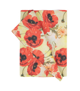 Салфетка LONETA 43x116cm, маки