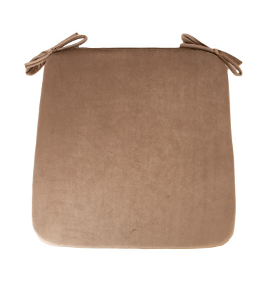 Подушка на стул VELVET 39x39x2,5cm, золотой бежевый